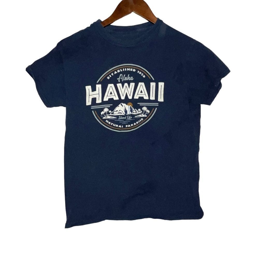 Hawaii Navy Aloha Island Life T-Shirt